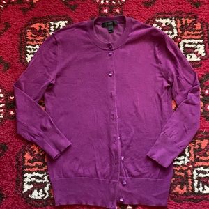 J. Crew Cotton Fitted Jackie Cardigan